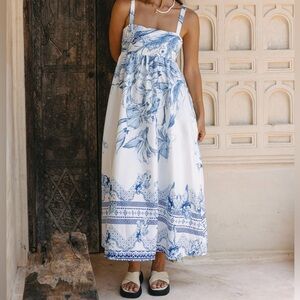 *NWT* Vacation Boho Maxi Dress. Size 6